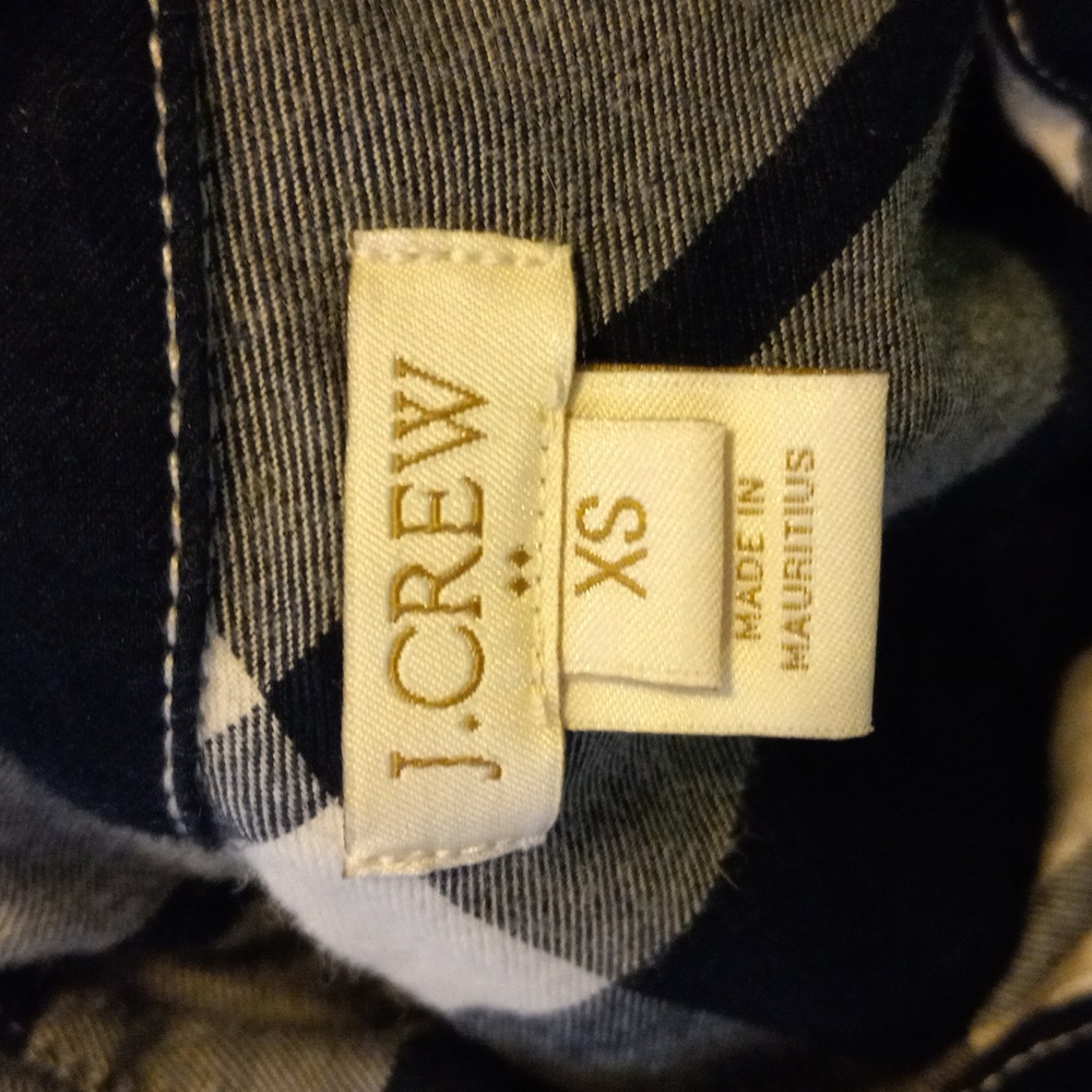 Collared Two Button Front Black And White Flannel… - image 3